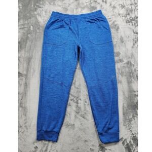 UNIPRO Pants Mens XL Blue QWICK-DRY Fleece Jogger Elastic‎ Waist Athletic Lounge